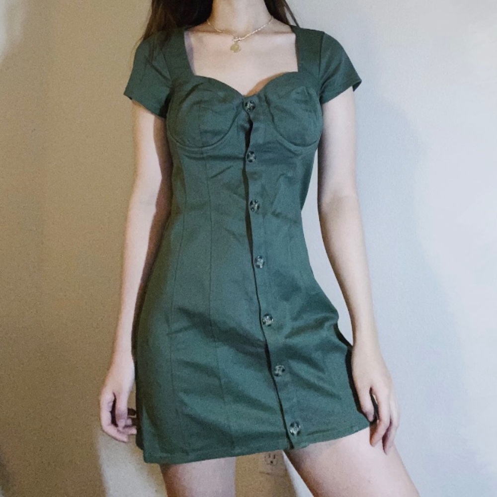 Lovers friends new with tag green shirtdress
